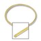 JewelrySupply 14K Yellow Gold Round Wire - 22 Gauge Soft - Professional Jewelry Making Wire